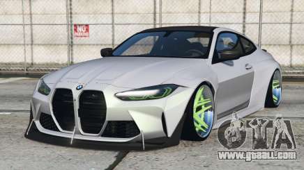 BMW M4 Wide Body (G82) French Gray [Add-On] for GTA 5