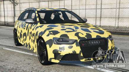 Audi RS 4 Avant Crayola Yellow [Add-On] for GTA 5