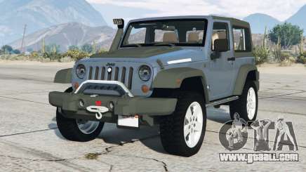 Jeep Wrangler Rubicon (JK) Slate Gray [Add-On] for GTA 5