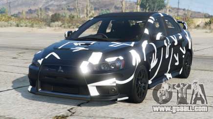 Mitsubishi Lancer Evolution X Gunmetal for GTA 5