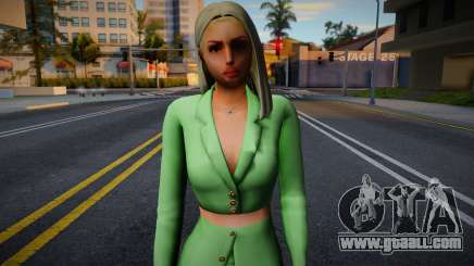 Office green girl for GTA San Andreas