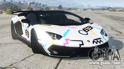 Lamborghini Aventador White Smoke for GTA 5