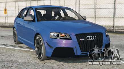 Audi RS 3 Sportback (8PA) Bahama Blue [Replace] for GTA 5