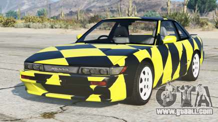 Nissan Silvia Kיs Eerie Black for GTA 5