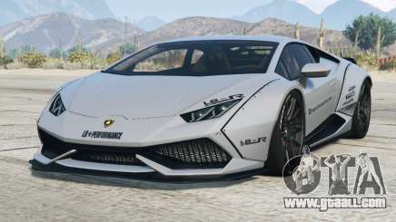 Lamborghini Huracan LP 610-4 Liberty Walk (LB724) Tower Gray [Replace] for GTA 5