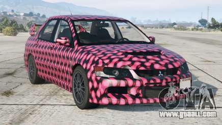 Mitsubishi Lancer Evolution IX MR Hippie Pink for GTA 5