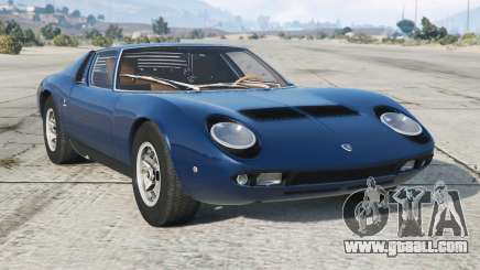 Lamborghini Miura P400 Prussian Blue [Add-On] for GTA 5