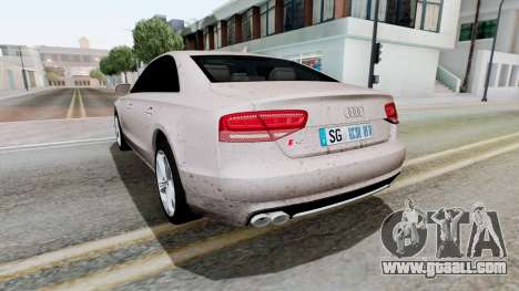 Audi S8 Quill Gray for GTA San Andreas