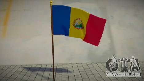 Ceaucescu Romanian Flag (1965-1989) for GTA San Andreas