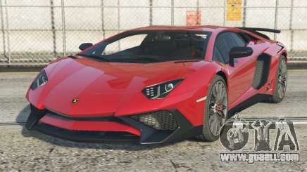 Lamborghini Aventador Imperial Red for GTA 5